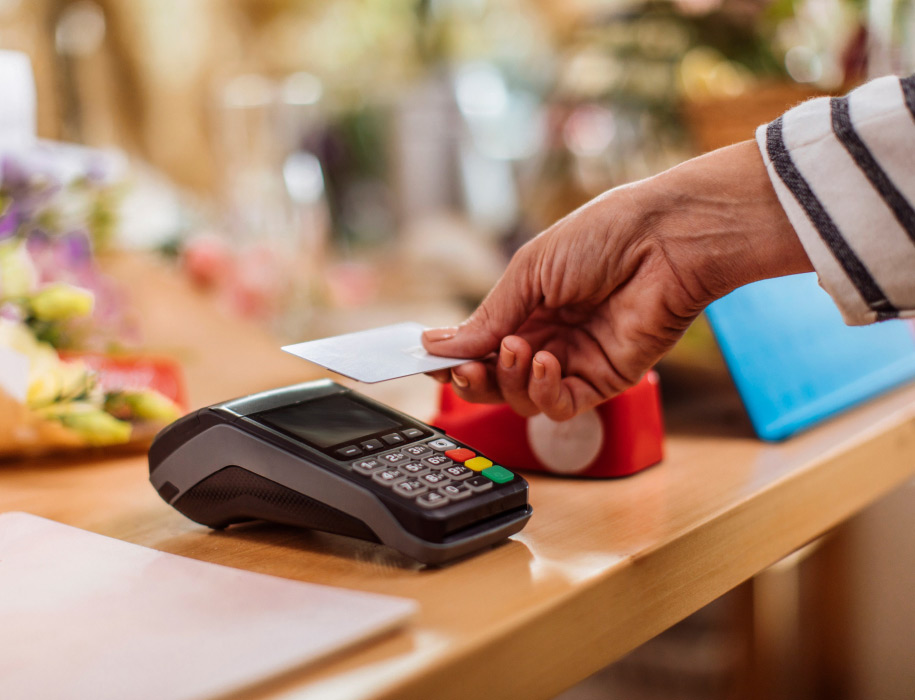using bank card